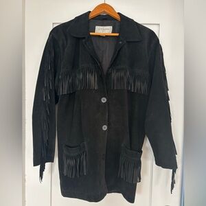 Adrienne Vittadini Women's Suede Leather Jacket